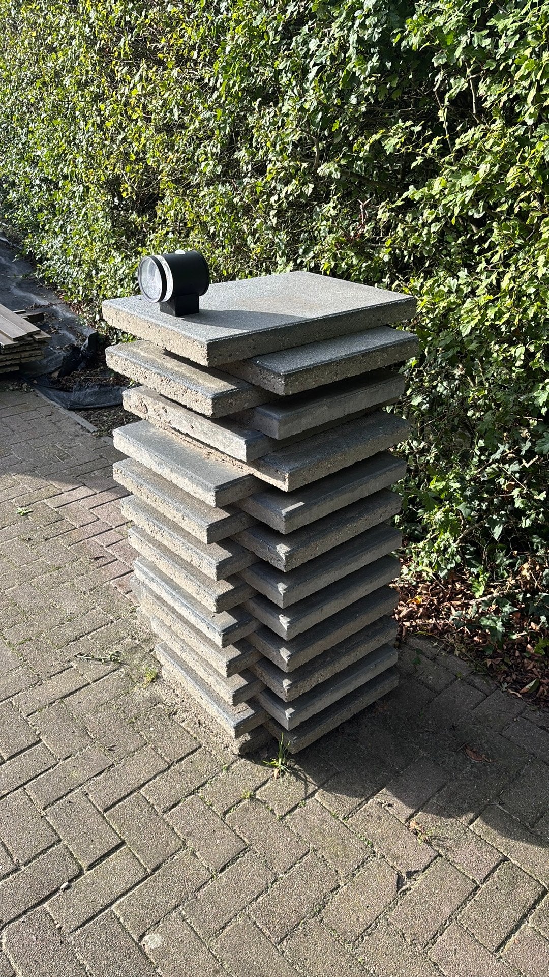 Tegels antraciet 40x60cm 20stuks, Ophalen