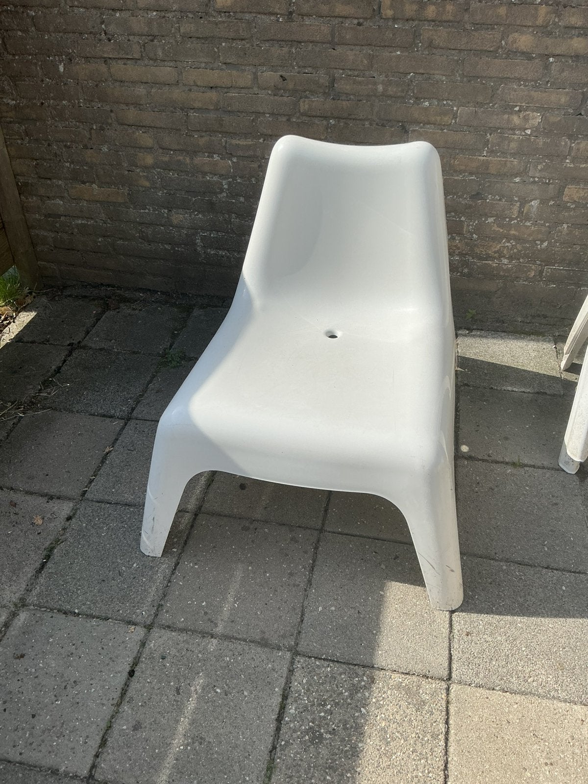 Ikea skarpo tuinstoelen, Ophalen, Gebruikt, Kunststof, Stapelbaar