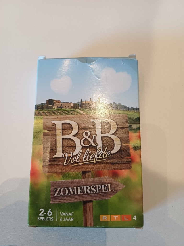B&B Vol Liefde Zomerspel - Kwartetspel, Verzamelen, Ophalen of Verzenden, Gebruikt, Kwartet(ten)