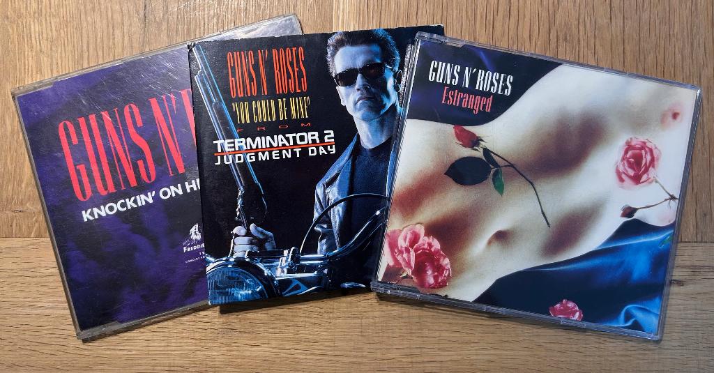 GUNS 'N ROSES - You could be, Estranged & Knocking (3xCD max, Cd's en Dvd's, Cd's | Hardrock en Metal, Zo goed als nieuw, Ophalen of Verzenden
