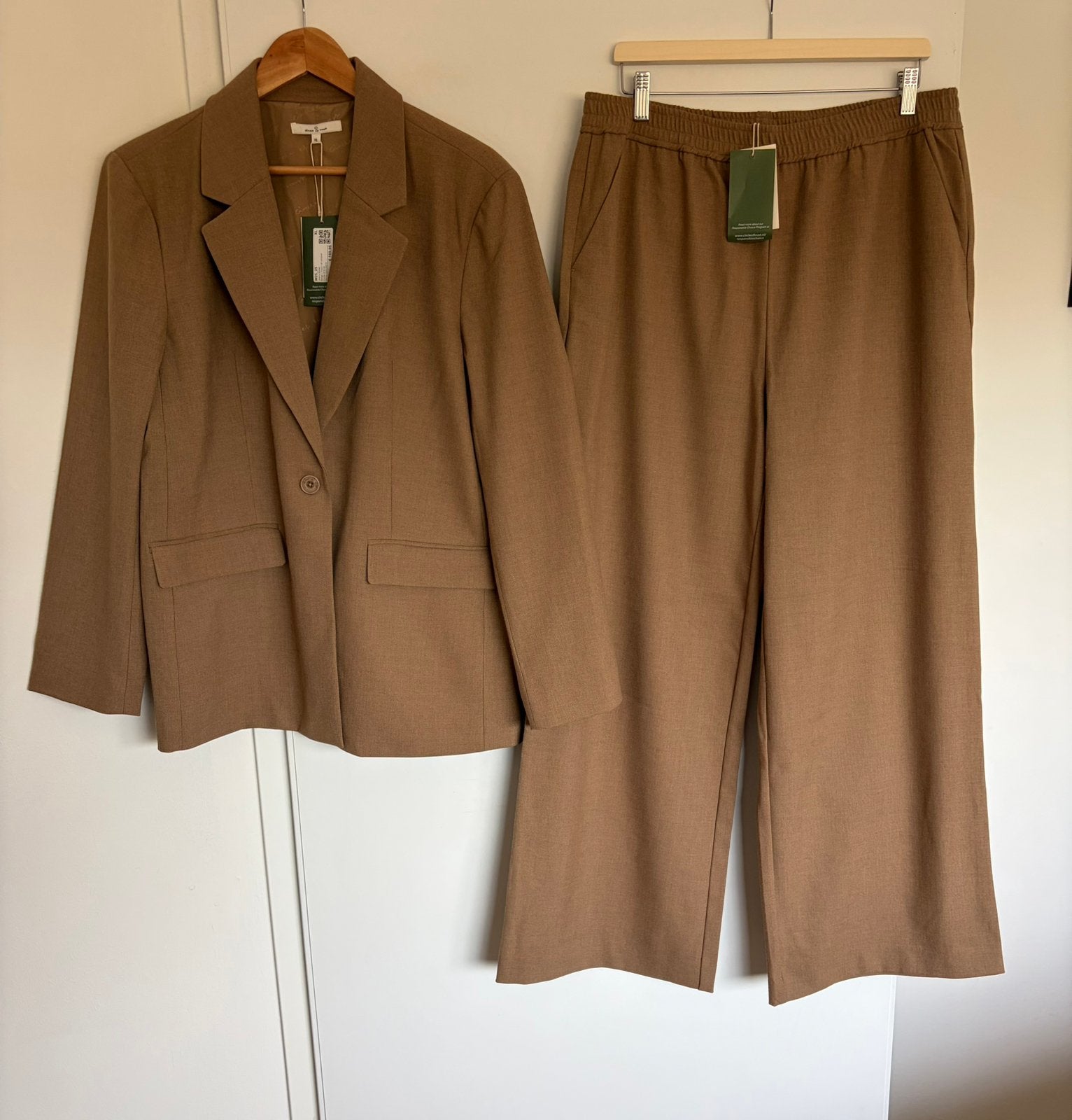 Broekpak circle of trust, Kostuum of Pak, Bruin, Maat 46/48 (XL) of groter, Nieuw