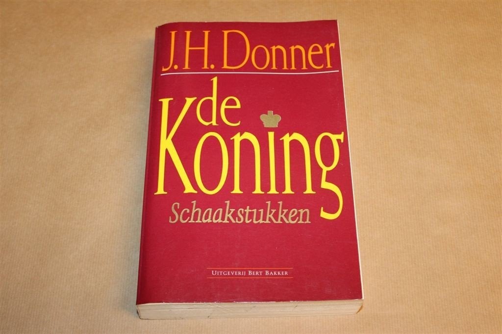 De Koning — Donner, Schaakjournalistiek 1987 1e Druk, Ophalen of Verzenden, Gelezen, Overige onderwerpen