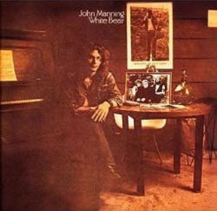 LP John Manning - White bear, Ophalen, Gebruikt, 12 inch, Singer-songwriter