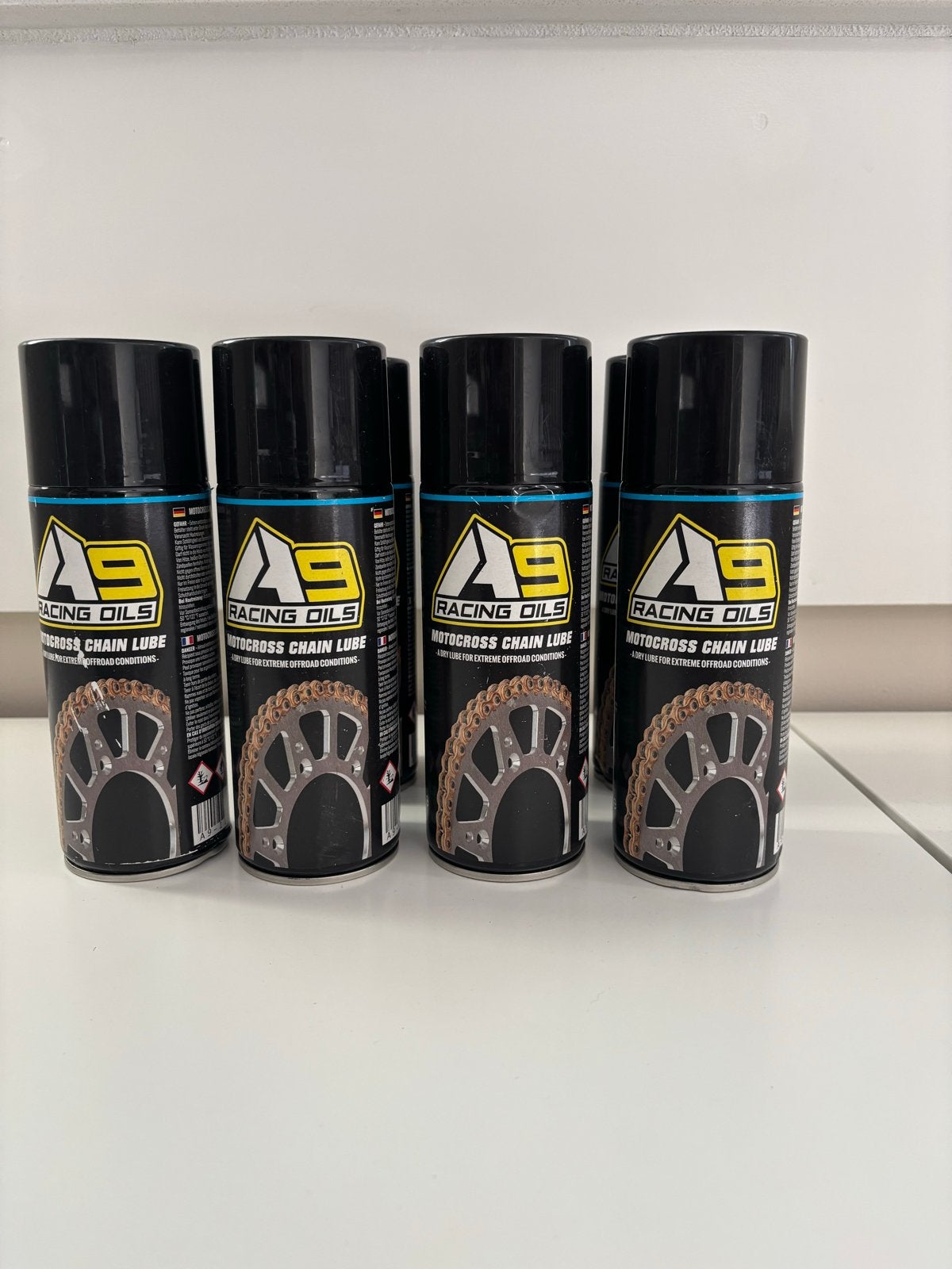 7x A9 Racing Oils Motocross Chain Lube - Nieuw, Ophalen of Verzenden, Nieuw