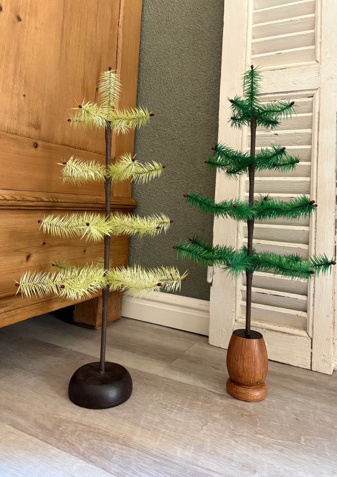 Feathertree met buigzame takjes van echte veren in 2 kleuren, Diversen, Ophalen of Verzenden, Nieuw