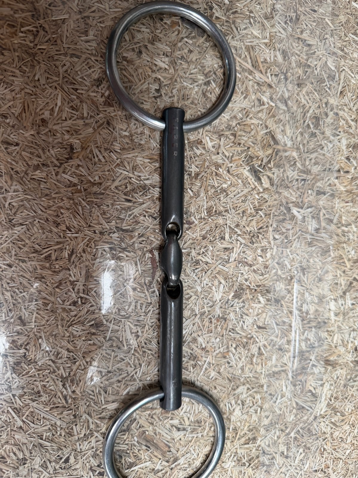 Fager bit dubbel gebroken 13 cm, Dieren en Toebehoren, Ophalen of Verzenden, Zo goed als nieuw