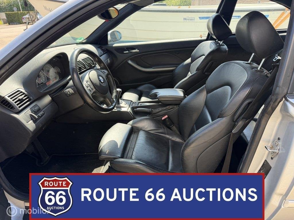 BMW M3 SMG | 2002 | Route 66 Auctions, Gebruikt, Overige carrosserieën, Zwart, Bedrijf