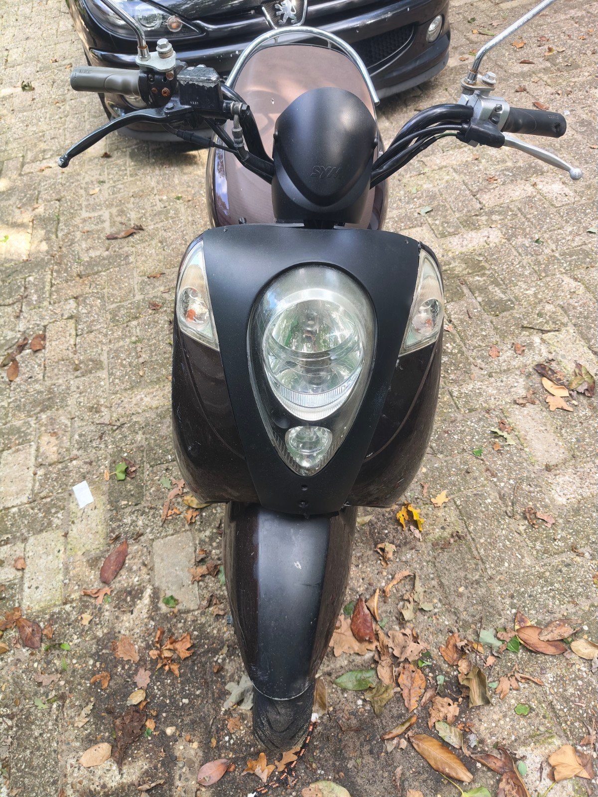 SYM Allo Scooter - Bruin, Gebruikt, Fietsen en Brommers, Mio, Gebruikt, Maximaal 45 km/u, Ophalen of Verzenden