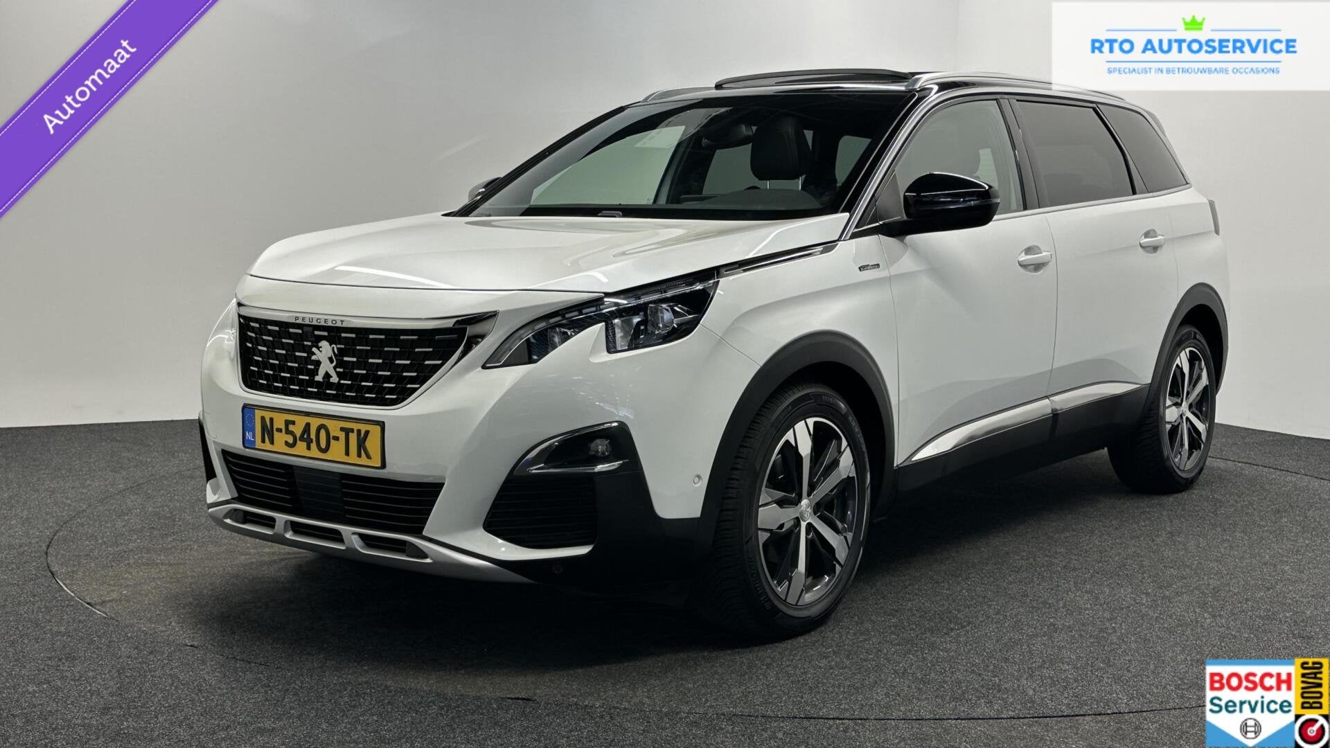 Peugeot 5008 1.6 e-THP GT-Line PANORAMADAK-CAMERA-7 ZITS, Auto's, 1350 kg, Gebruikt, 4 cilinders, Met garantie (alle)