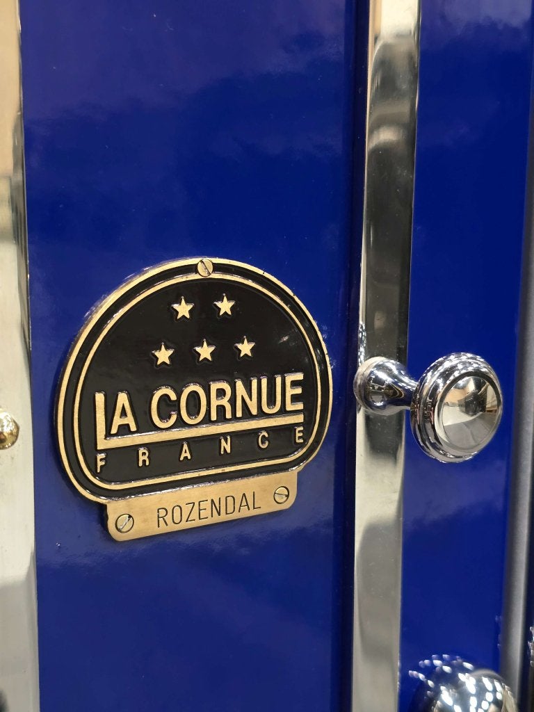 Luxe La Cornue Chateau Fornuis 140cm blauw + rvs & afzuigkap, Witgoed en Apparatuur, Fornuizen, Niet ingevuld, 60 cm of meer, Niet ingevuld