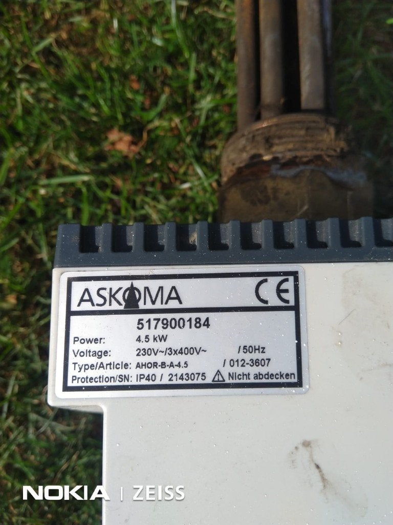 Verwarmingselement, Doe-het-zelf en Verbouw, Ophalen, Gebruikt, 6 t/m 10 jaar oud, Minder dan 20 liter