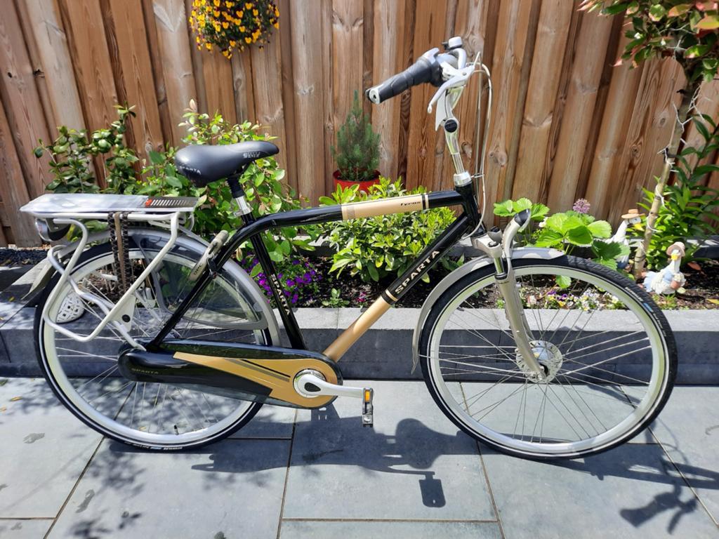 Herenfiets Sparta Framesize 49 - 54, Fietsen en Brommers, Fietsen | Heren | Herenfietsen, Ophalen, Sparta, Versnellingen, 49 tot 53 cm