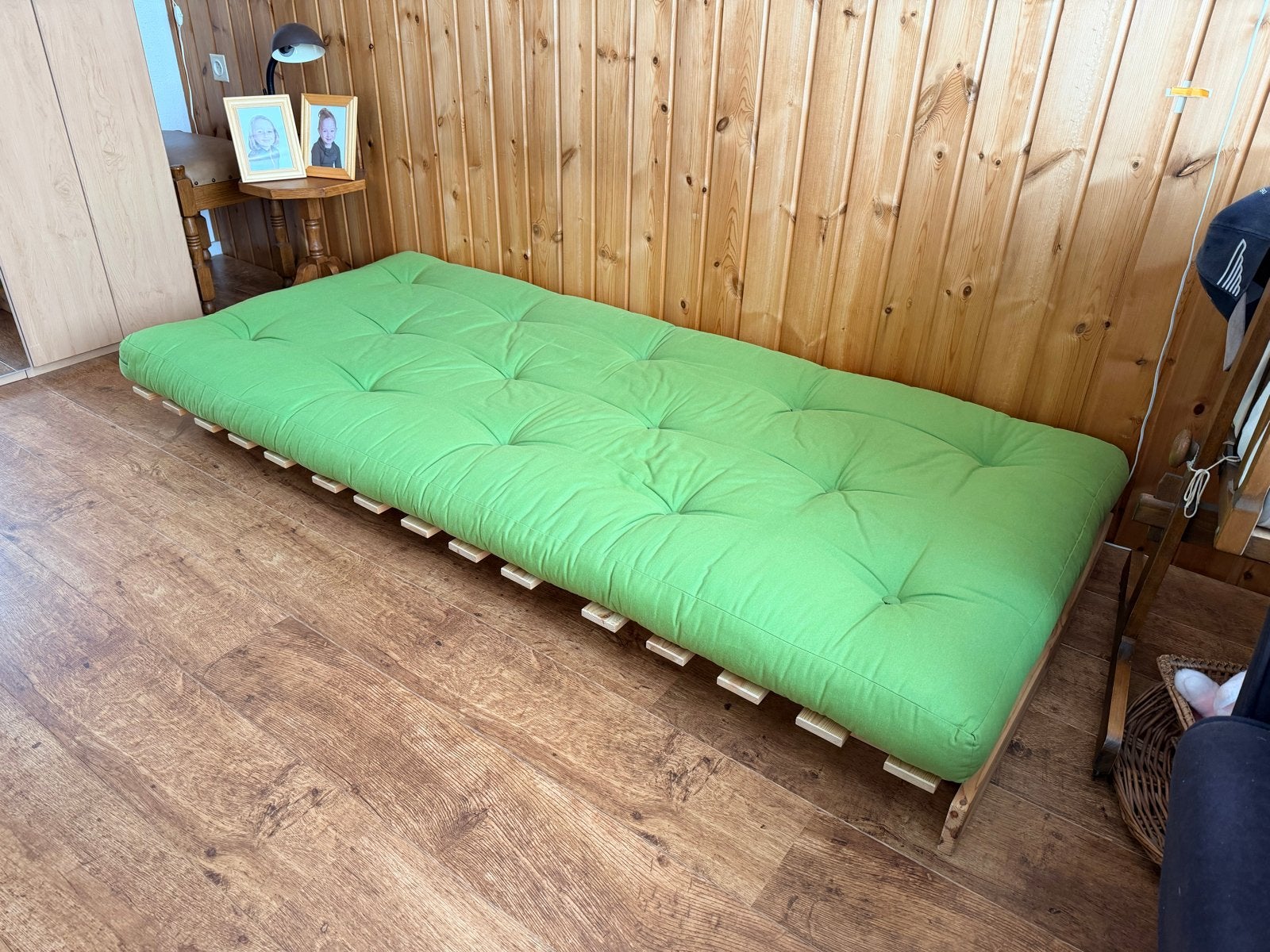 Karup Futonbed / Slaapbank - Groen, Verstelbaar, Ophalen, Eenpersoons, Overige maten, Groen