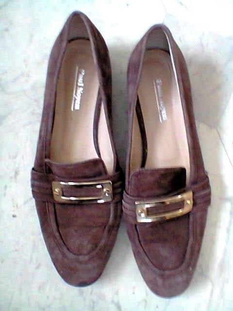 Prachtige Donker Bruine Suede PAUL NOYEN Instapper Mt.36,5, Kleding | Dames, Schoenen, Bruin, Instappers, Ophalen of Verzenden