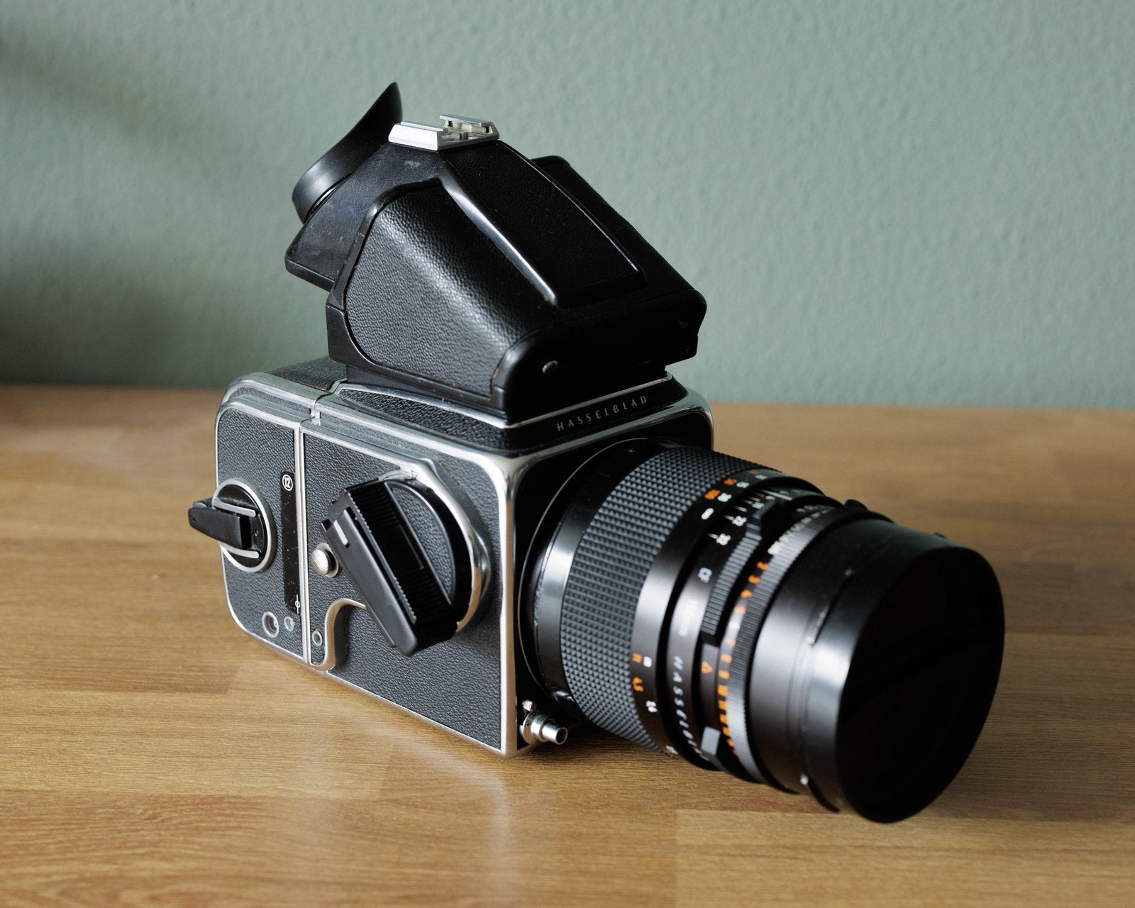 Hasselblad 500C/M complete set, Audio, Tv en Foto, Fotocamera's Analoog, Ophalen, Gebruikt, Spiegelreflex, Overige Merken
