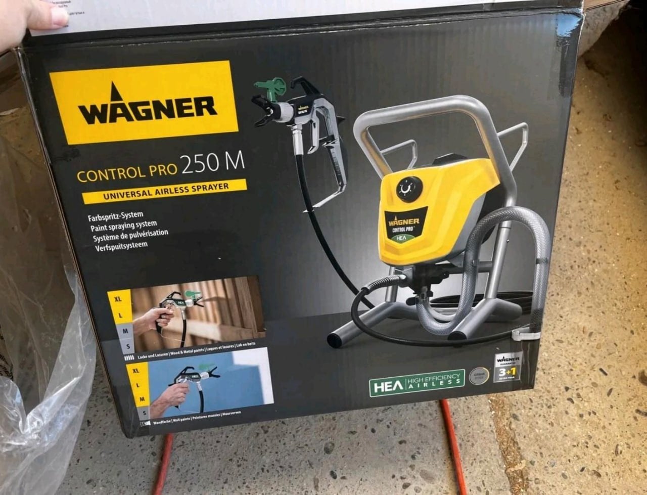 Wagner Control Pro 250 M, Ophalen of Verzenden, Zo goed als nieuw, Verfspuit of Verfpomp