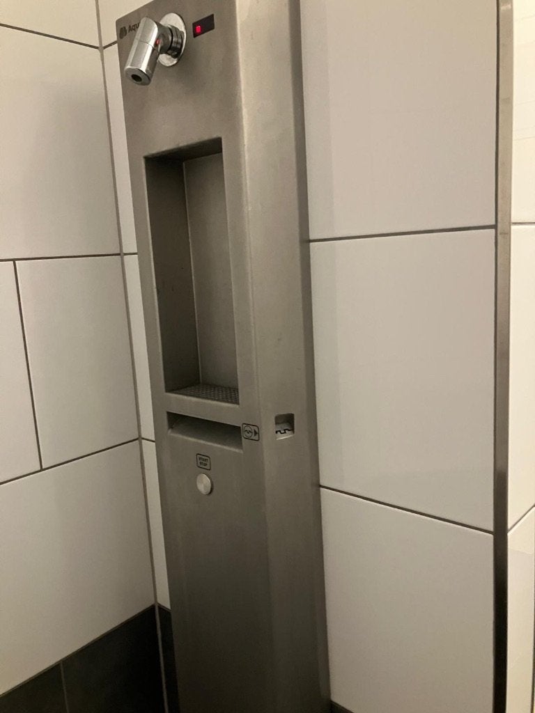 Douchepaneel, Doe-het-zelf en Verbouw, Ophalen, Zo goed als nieuw, Rvs, Douche