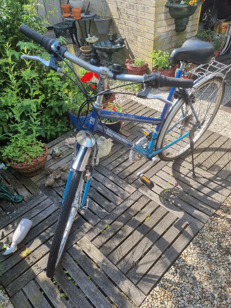 damesfiets, Fietsen en Brommers, Fietsen | Dames | Damesfietsen, Zo goed als nieuw, Overige merken, 56 cm of meer, Velgrem, Ophalen