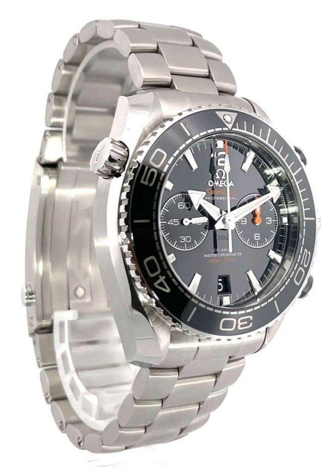 Omega Seamaster Planet Ocean Chronograph Saffier., Ophalen of Verzenden, Overige merken