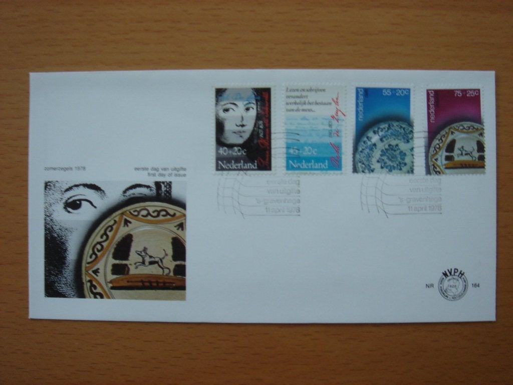 NVPH E164  1e Dag-enveloppe Zomerzegels 1978 Onbeschreven, Postzegels en Munten, Postzegels | Eerstedagenveloppen, Ophalen of Verzenden