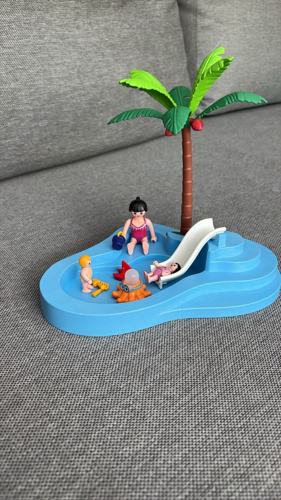 Playmobil Kinderbad met Glijbaan - Summer Fun 6673, Gebruikt, Complete set, Overige typen, Ophalen of Verzenden