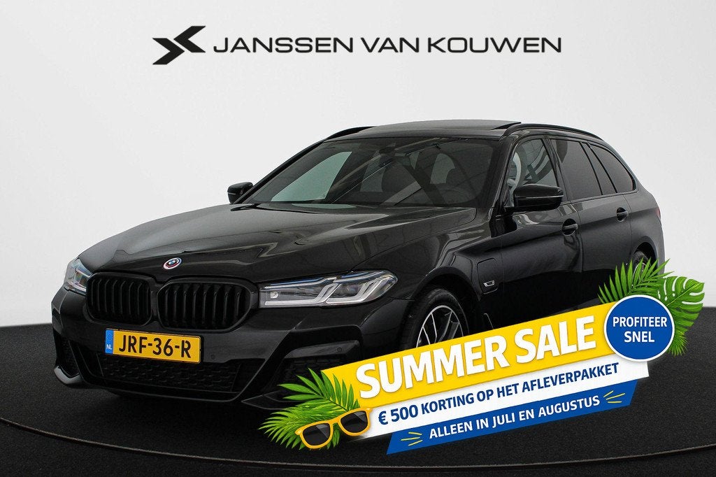 BMW 5-serie Touring 530e M Sport Panoramadak Laser Harman Ka, Auto's, BMW, Bedrijf, Te koop, 5-Serie, ABS, Achteruitrijcamera