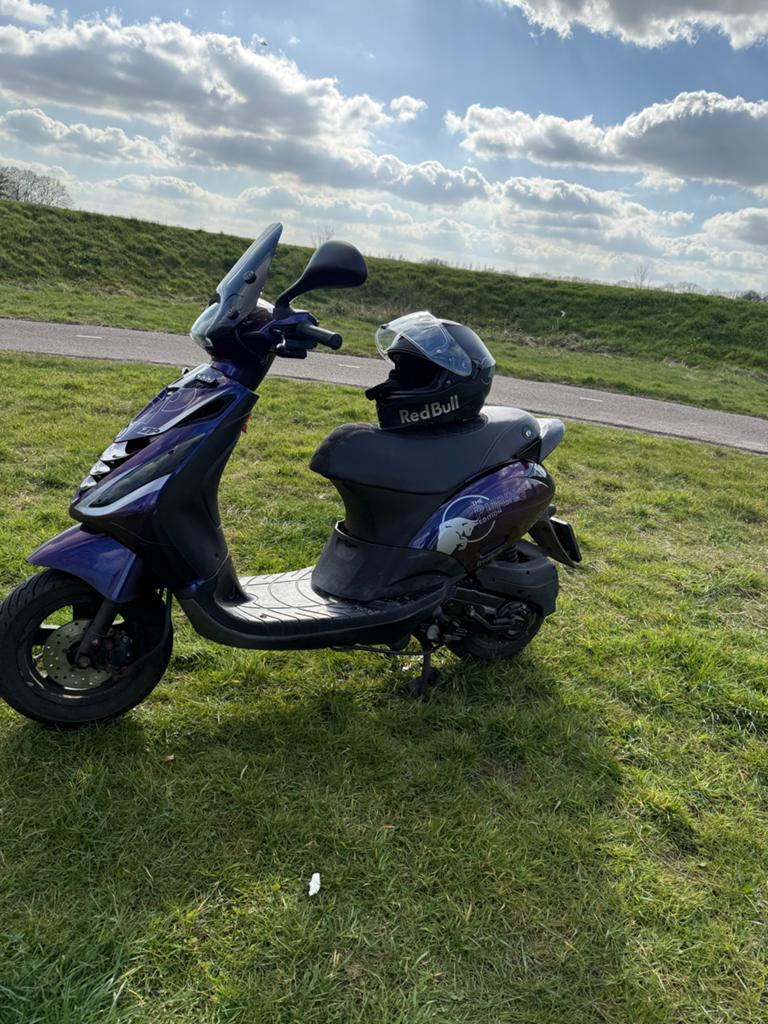 zip 80cc geel kenteken 2v, Ophalen, Piaggio, Gebruikt, Benzine