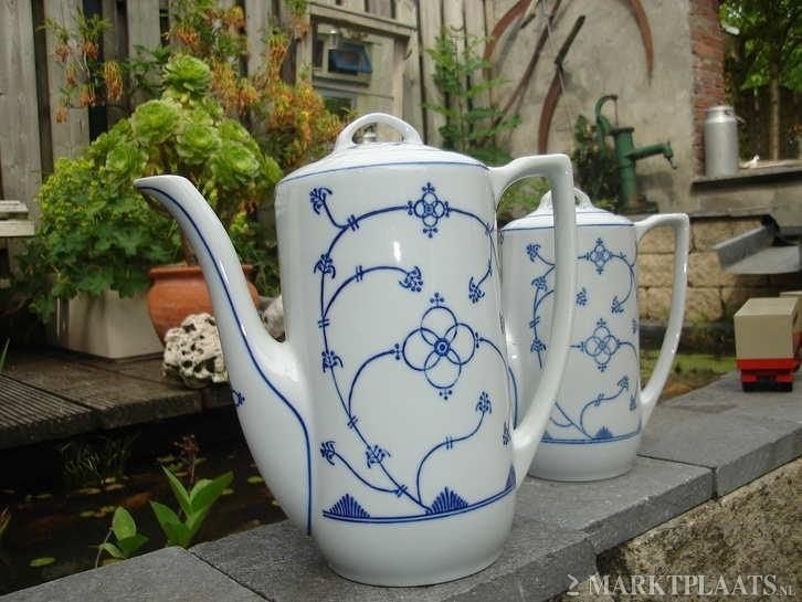 Blau Saks Jäger servies koffiepot groot 1,2 L 1200 cl NIEUW, Antiek en Kunst, Ophalen of Verzenden