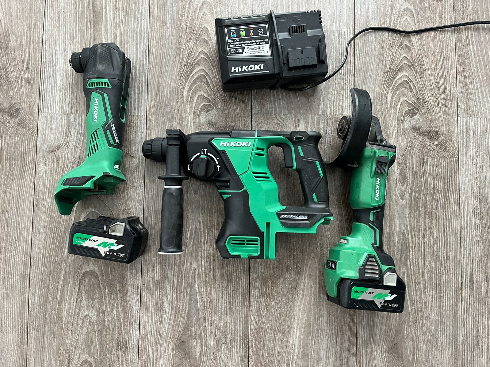 Hikoki 18v set, Ophalen of Verzenden, Zo goed als nieuw, Boor- en Schroefmachine