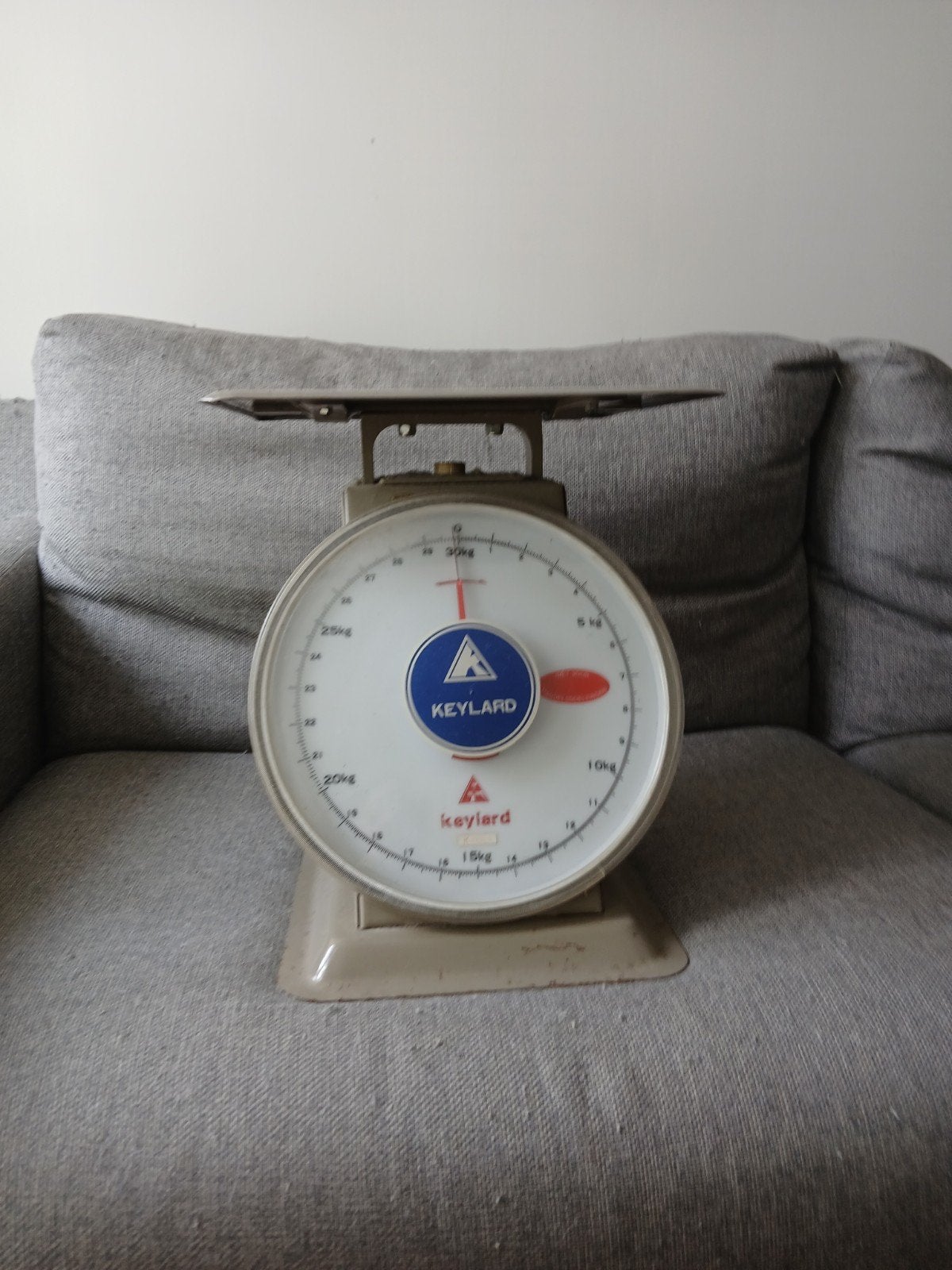 Vintage Keylard Weegschaal - Max. 30kg, Ophalen, Gebruikt, Overige typen, Minder dan 50 kg