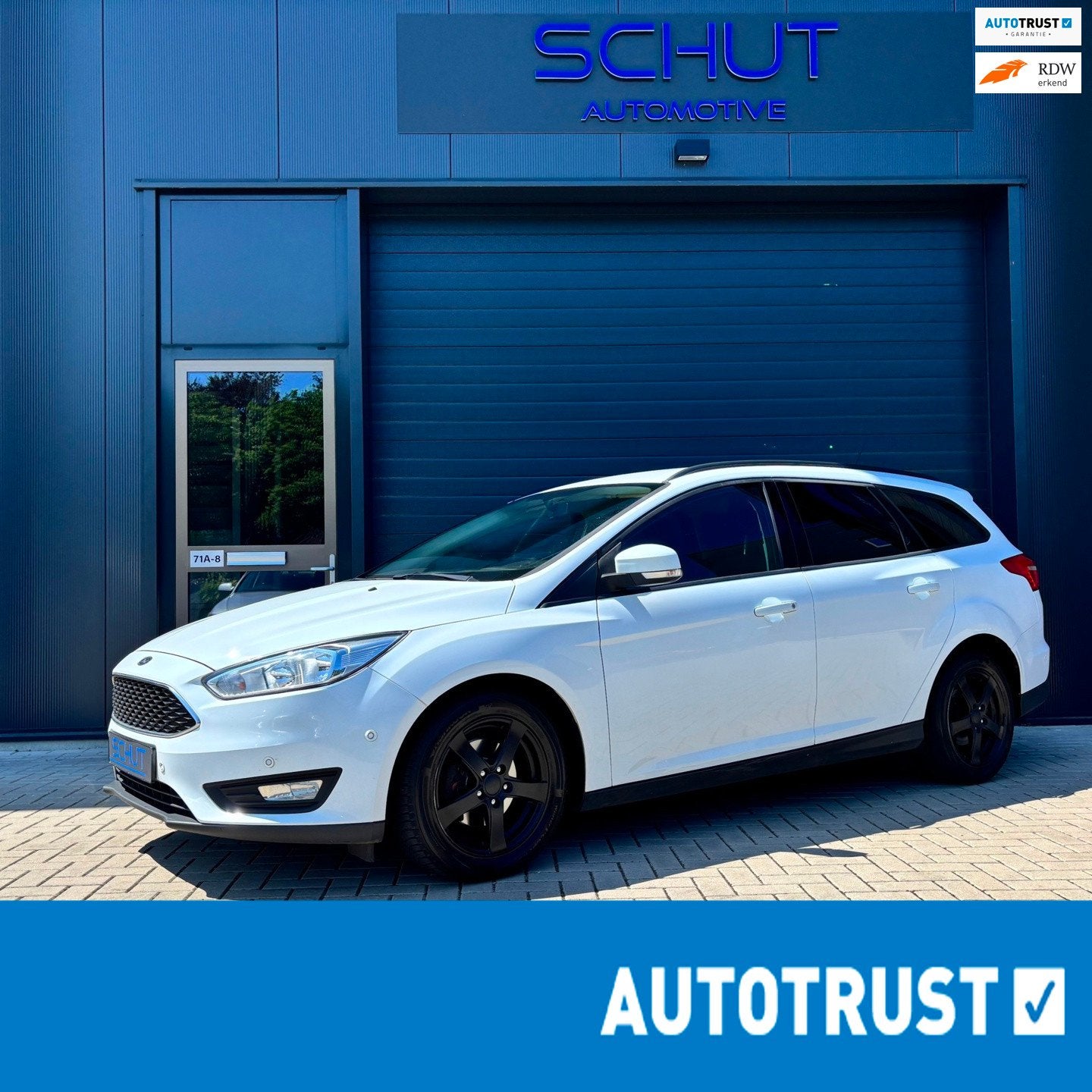 Ford Focus Wagon 125pk Edition CARPLAY | TREKHAAK | STOEL +, Gebruikt, Zwart, Wit, Origineel Nederlands
