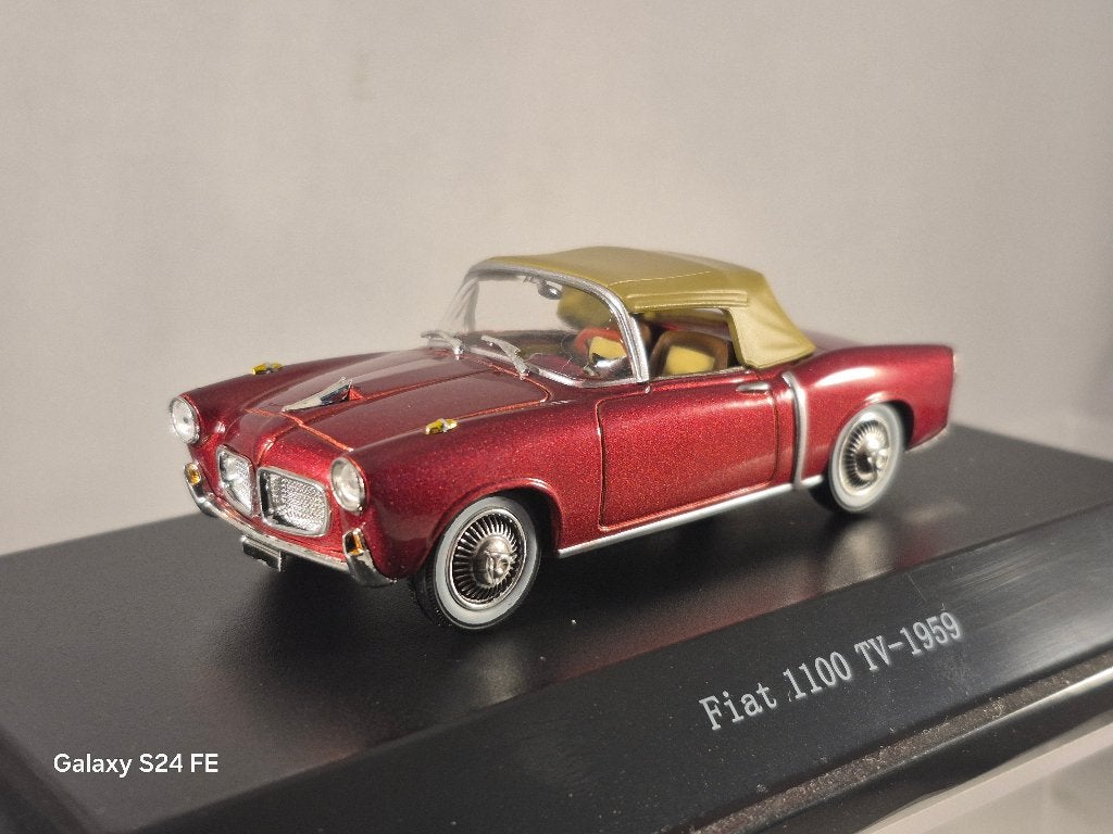 Fiat 1100 TV dichte cabriolet 1959 Starline 1:43, Ophalen of Verzenden, Nieuw, Auto, Overige merken