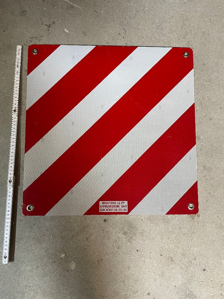 Markeringsbord uitstekende lading, Ophalen of Verzenden, Zo goed als nieuw