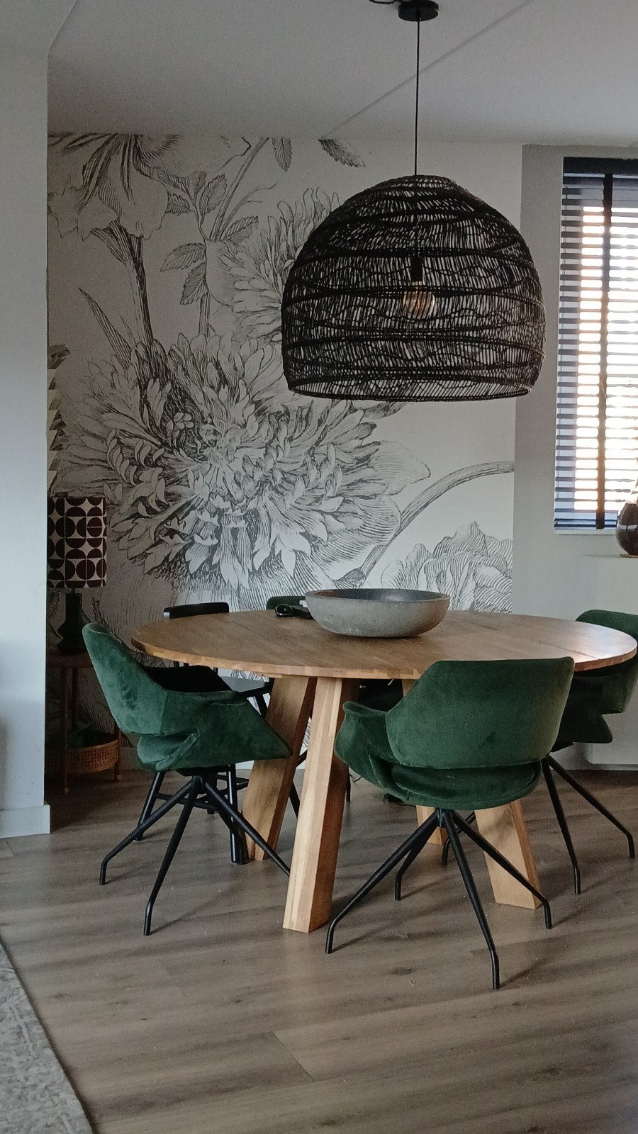 WOOOD Eiken Eettafel Rhonda, Ø 150 cm, Ophalen, 100 tot 150 cm, 100 tot 150 cm, Eikenhout