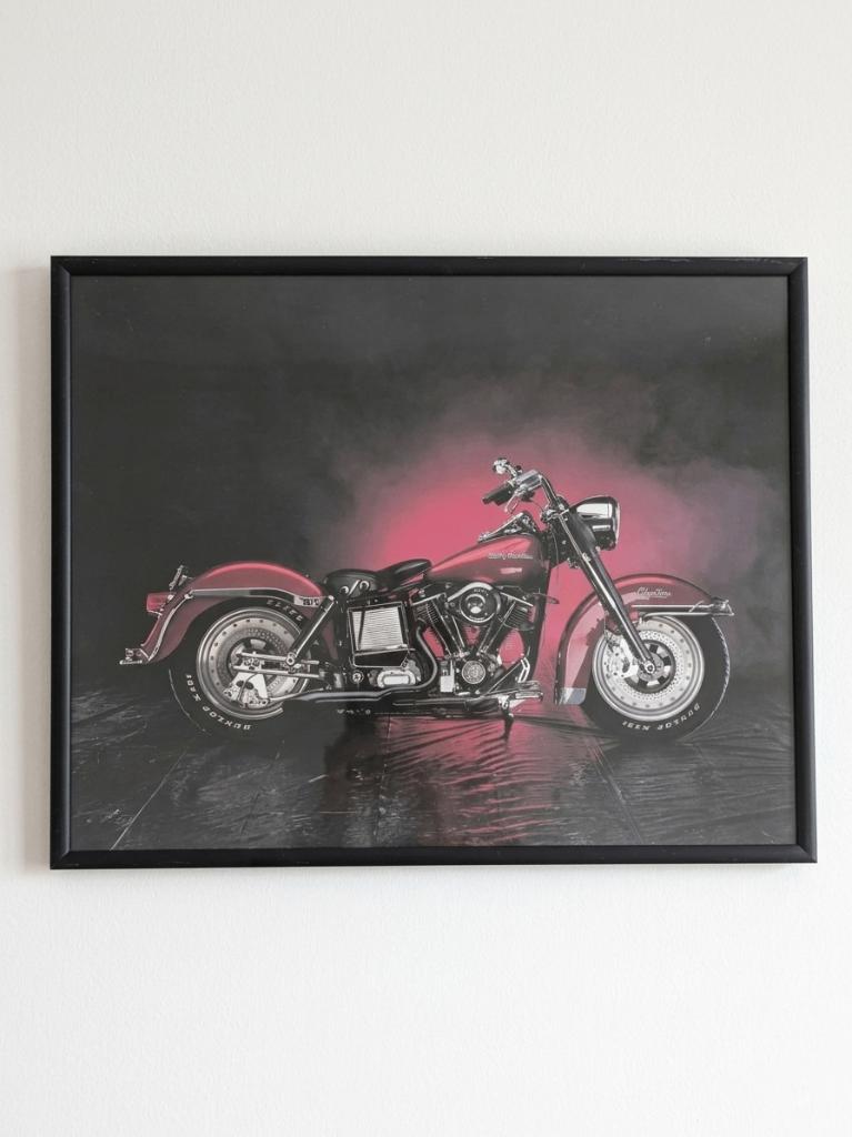 Harley Davidson - "Christine" wandprint, Ophalen of Verzenden
