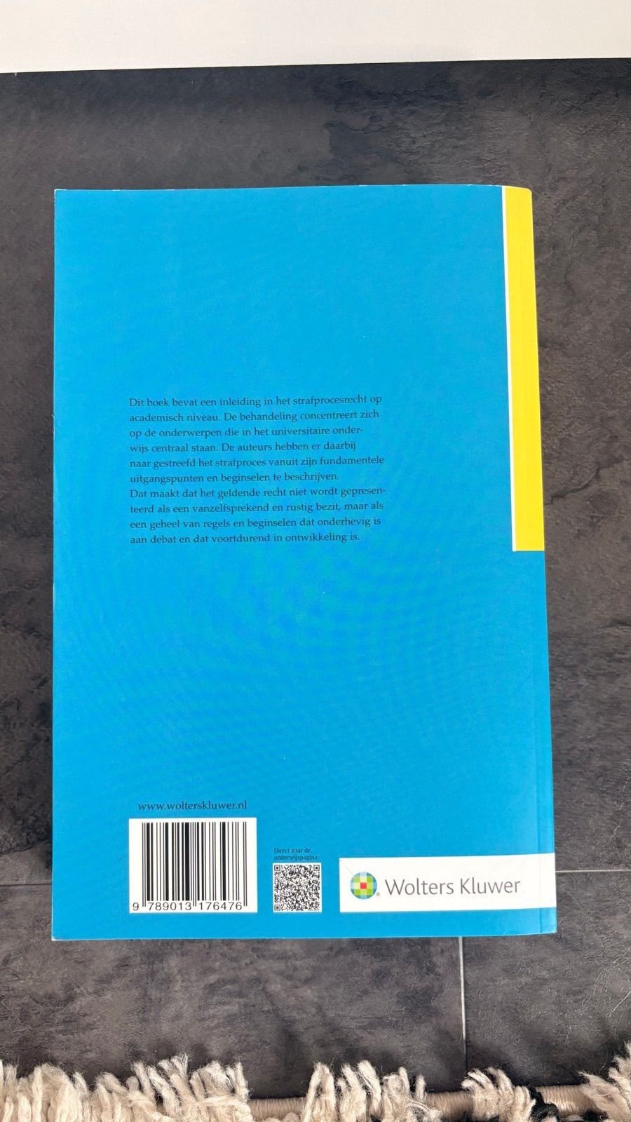 Strafprocesrecht (WO Rechten/Criminologie), Ophalen of Verzenden, Beta, Nieuw, WO