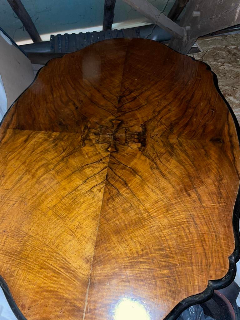 Bijzondere salontafel notenhout, Antiek en Kunst, Ophalen