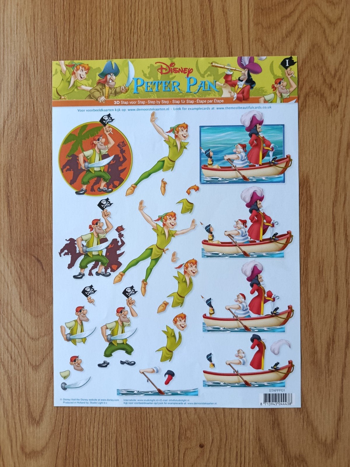 Peter pan Knipvellen,, Ophalen of Verzenden, Nieuw, Overige thema's, Knipvel