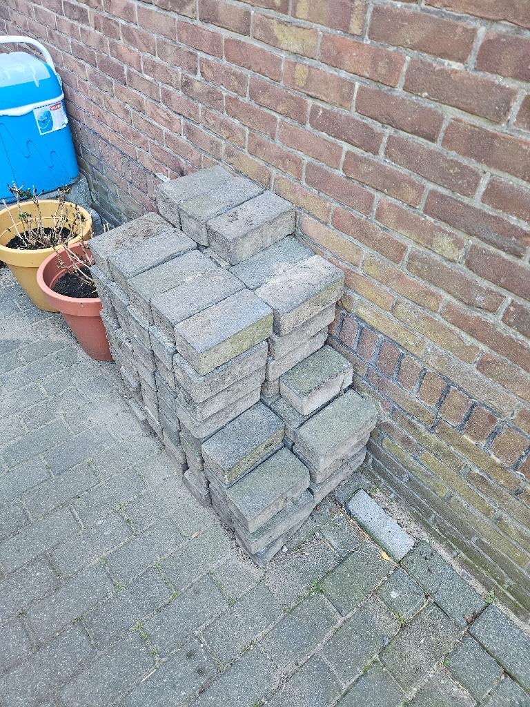 Grijze klinkrs, Tuin en Terras, Overige Tuin en Terras, Ophalen, Gebruikt