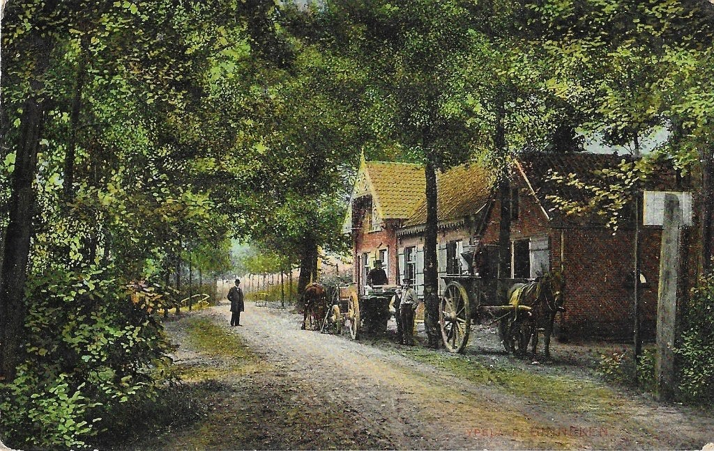 AK Ginneken, Breda - IJpelaar, Ophalen of Verzenden, Voor 1920, Gelopen, Noord-Brabant