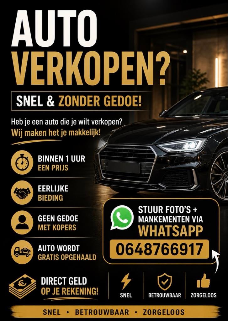 Auto Verkopen? Snel & Zonder Gedoe!