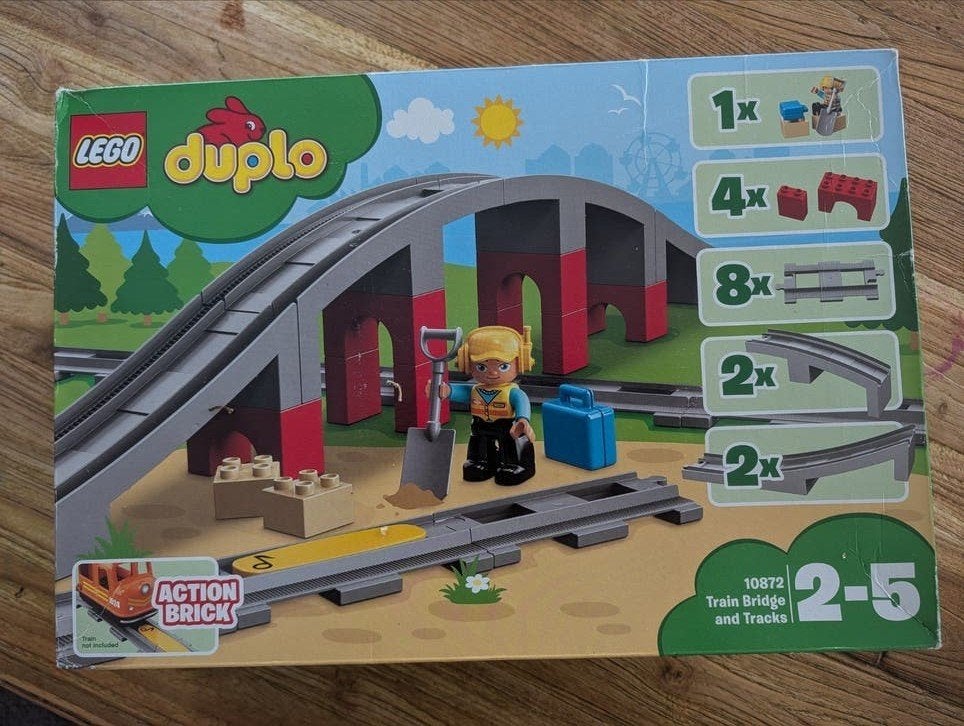 Lego duplo treinbrug, Ophalen, Nieuw