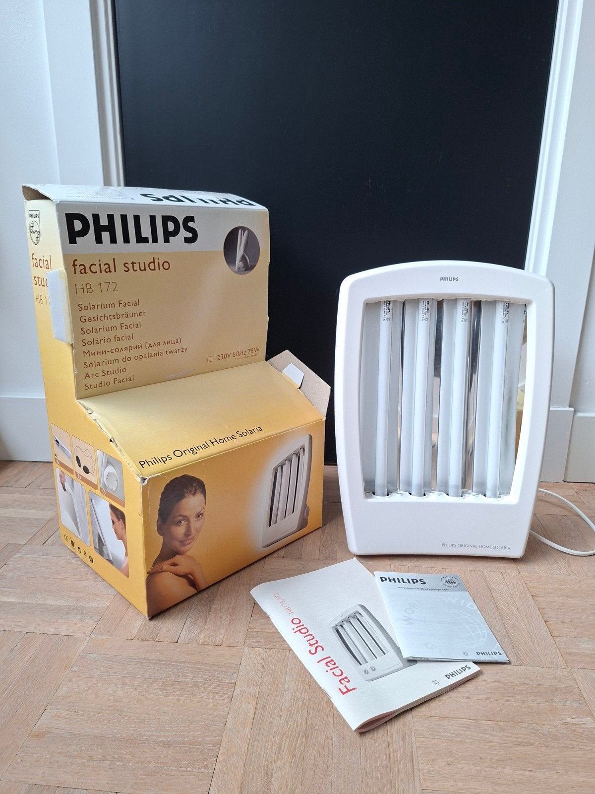 Philips Facial Studio HB 172 Gezichtsbruiner, Ophalen of Verzenden, Zo goed als nieuw, Gezichtsbruiner, Minder dan 10 lampen
