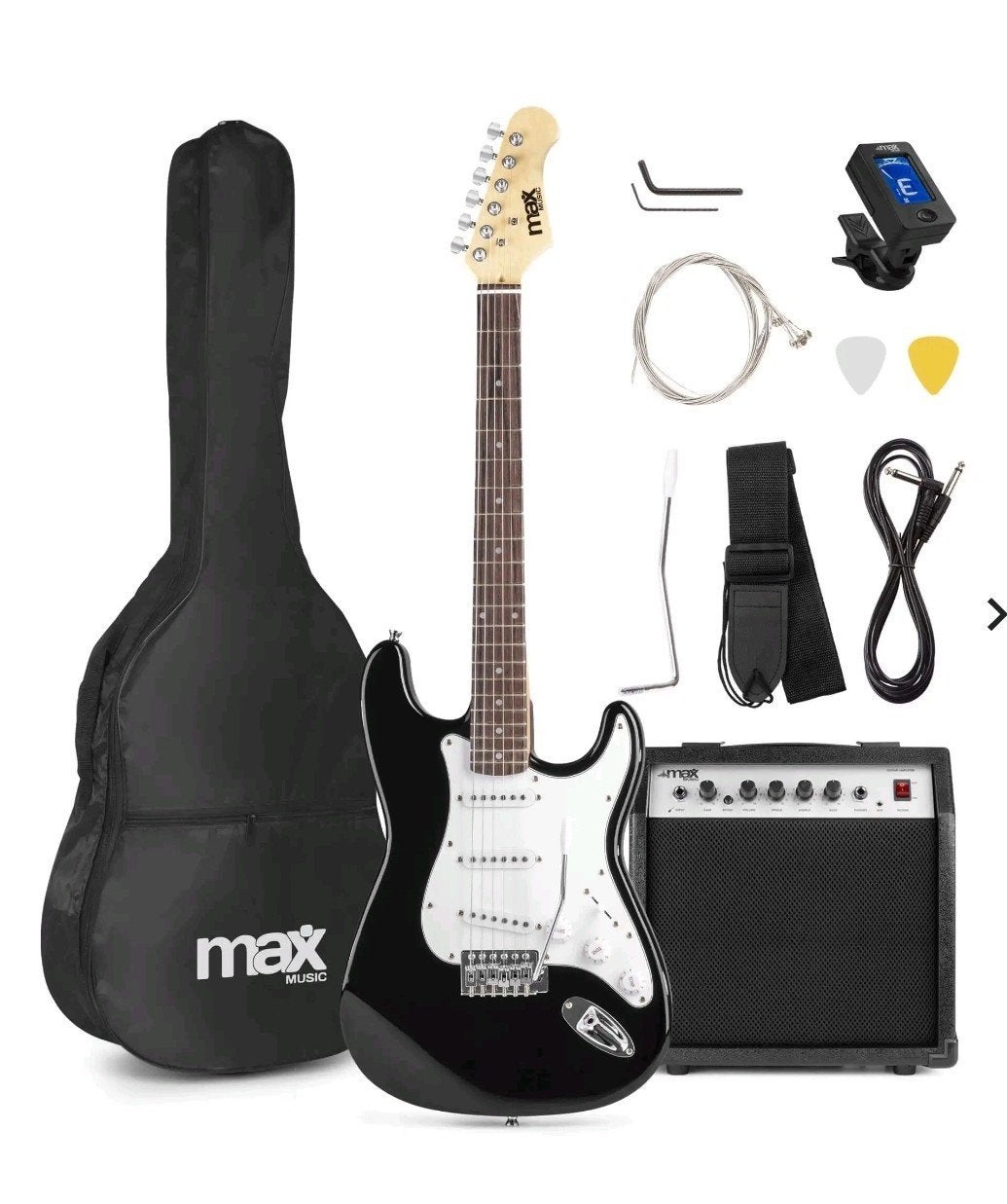 Elektrische gitaar beginnerset nieuw, Nieuw, Met versterker, Solid body, Ophalen