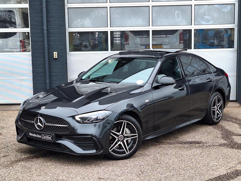 Mercedes-Benz C-klasse 300 e AMG Line | Night Pakket | Panor, Automaat, Achterwielaandrijving, 4 cilinders, Plug-in hybride