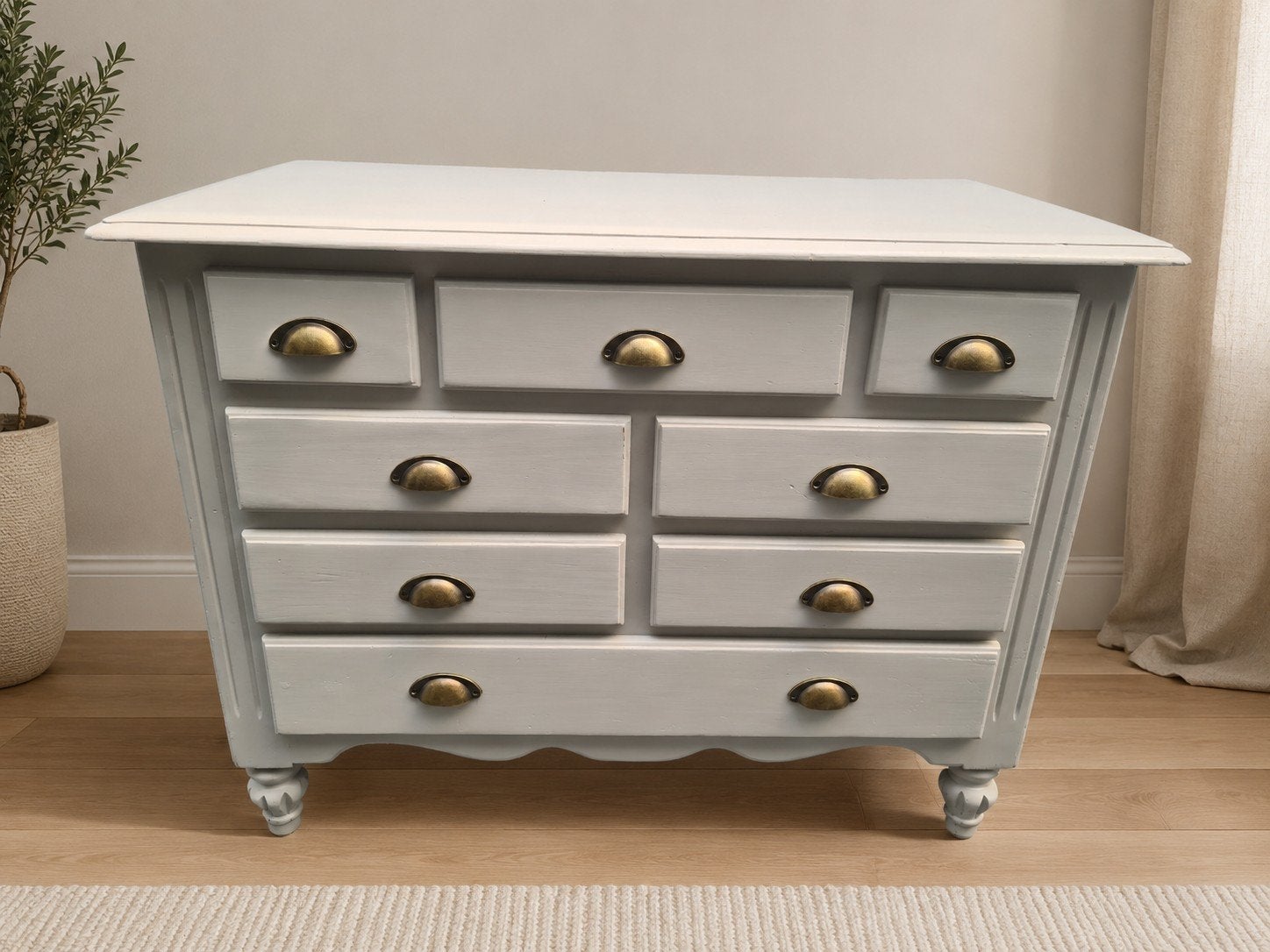 Leuk brocant ladekastje / kastje / commode / kast v, Huis en Inrichting, Kasten | Ladekasten, Ophalen, 5 laden of meer, 50 tot 100 cm