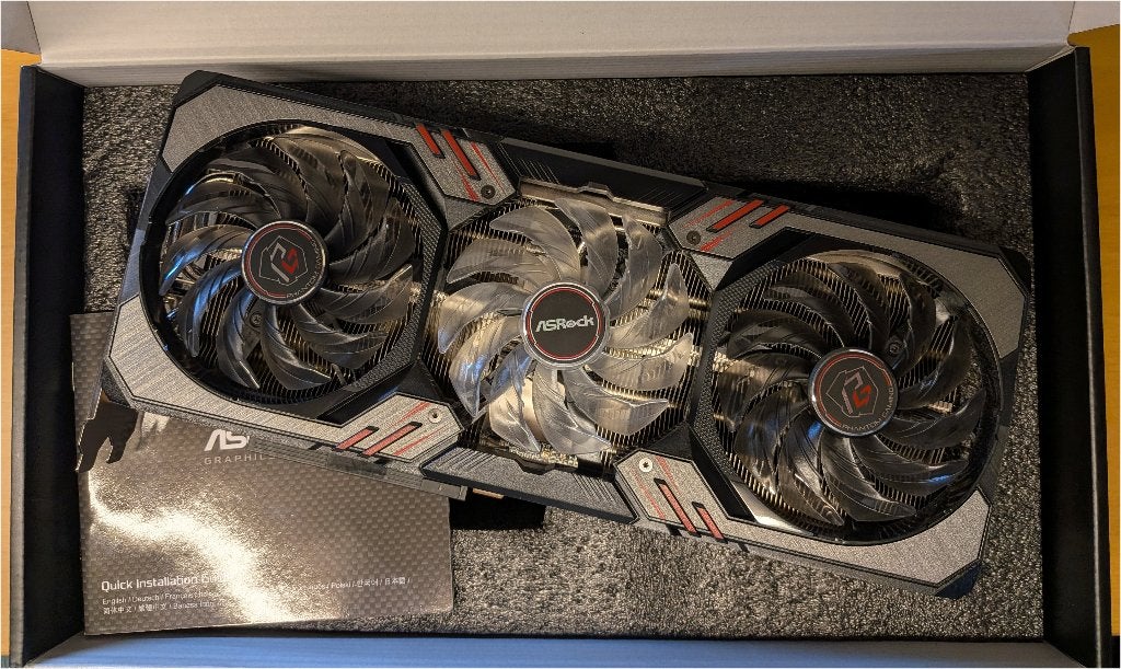 Radeon RX 6750 XT Phantom Gaming 12GB OC, Computers en Software, Videokaarten, Ophalen, AMD, GDDR6, PCI-Express 4
