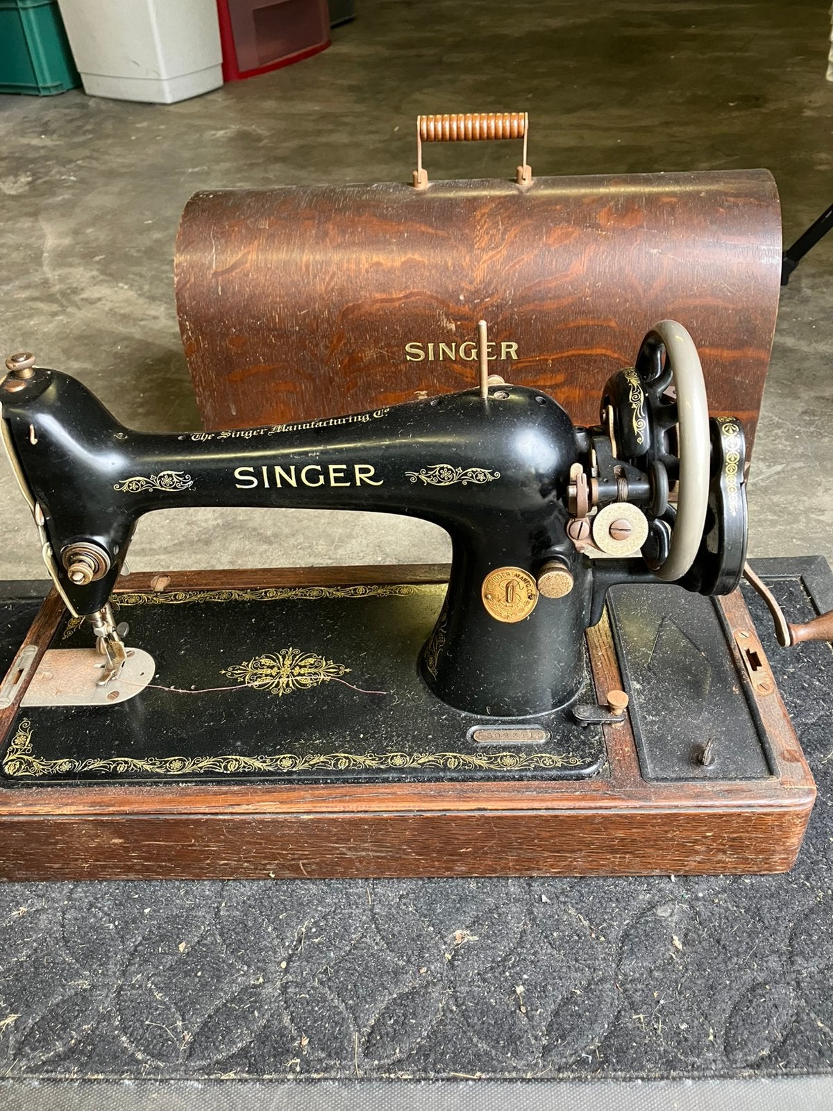 Singer naaimachine, Antiek en Kunst, Antiek | Naaimachines, Ophalen