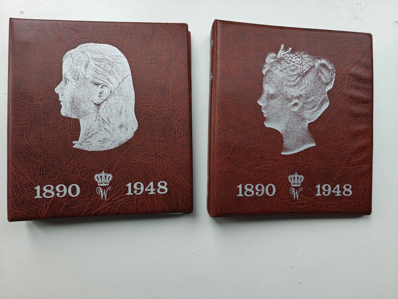 Grote Munten verzameling Wilhelmina in mappen, Ophalen of Verzenden, Koningin Wilhelmina, Setje, Zilver