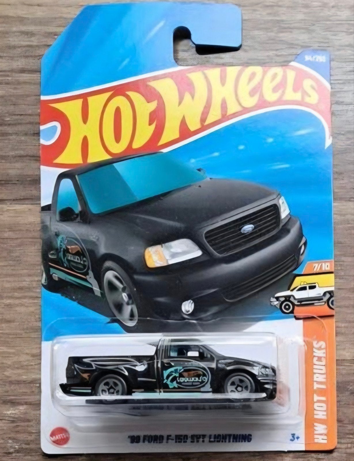Hot Wheels '99 Ford F-150 SVT Lightning Zwart, Ophalen of Verzenden, Nieuw